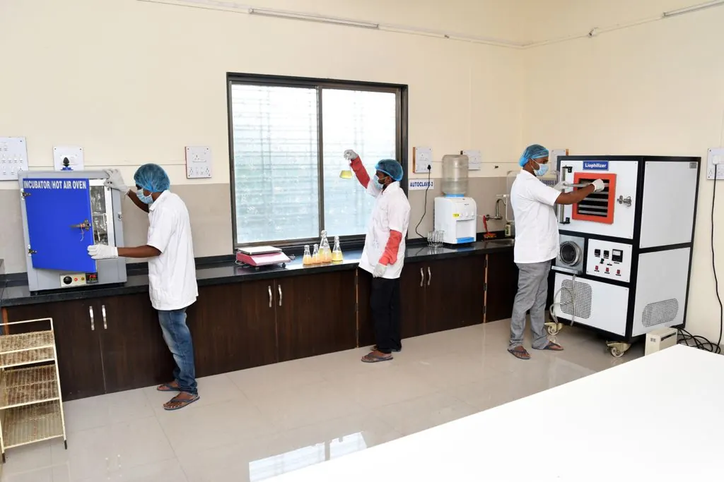 Quality control laboratory at Relegare Agro Life